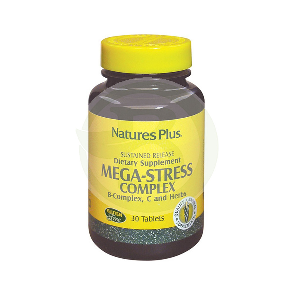 Mega Stress 30 Ccomprimidos Natures Plus 4864