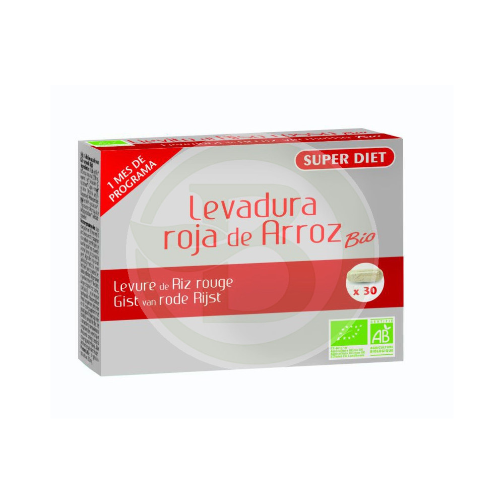 Levadura de Arroz Rojo 60 Cápsulas Super Diet