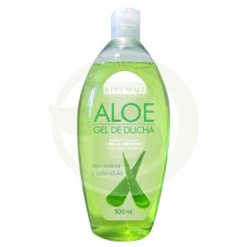 Gel Ducha de Aloe y Caléndula 500Ml. Bifemme