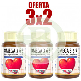 Pack 3x2 Omega 3-6-9 60 Perlas Tongil