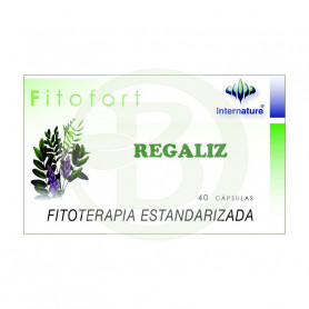 Fitofort Regaliz 40 Cápsulas Internature