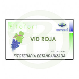 Fitofort Vid Roja 40 Cápsulas Internature