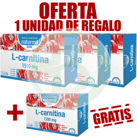 Pack 4x3 L-Carnitina 20 Ampollas Naturmil