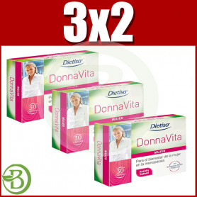 Pack 3x2 Donnavita 30 Cápsulas Dietisa