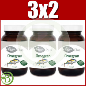 Pack 3x2 Omegran 3 Plus 90 Perlas El Granero