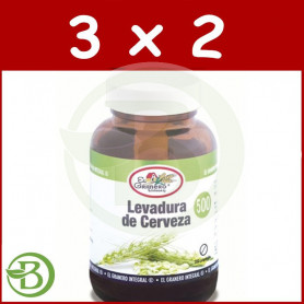 Pack 3x2 Levadura de Cerveza 500 Comprimidos El Granero