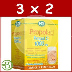 Pack 3x2 Propolaid Propol C 20 Tabletas ESI - Trepat Diet