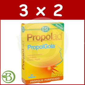 Pack 3x2 Propolaid Propolgola Menta 30 Tabletas ESI - Trepat Diet