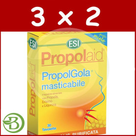 Pack 3x2 Propolaid Propolgola Miel 30 Tabletas ESI - Trepat Diet