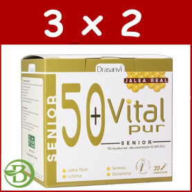 Pack 3x2 Vitalpur Senior 20 Viales Drasanvi