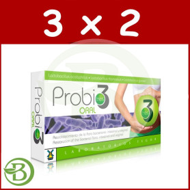 Pack 3x2 Probio3 40 Cápsulas Tegor