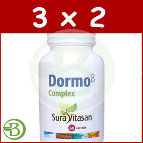 Pack 3x2 Dormo Complex 60 Cápsulas Sura Vitasan