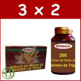 Pack 3x2 Germen de Trigo 90 Perlas Integralia