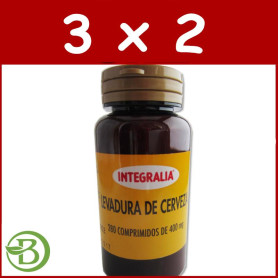 Pack 3x2 Levadura De Cerveza 280 Comprimidos Integralia