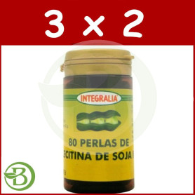 Pack 3x2 Lecitina De Soja 540 80 Perlas Integralia