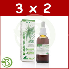 Pack 3x2 Composor 10 Prosor Complex Fórmula XXI 50Ml. Soria Natural