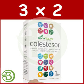 Pack 3x2 Colestesor 30 Comprimidos Soria Natural