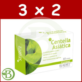 Pack 3x2 Centella 60 Comprimidos 330Mg. Eladiet