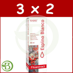 Pack 3x2 Fitoextract Espino Blanco 50Ml. Eladiet