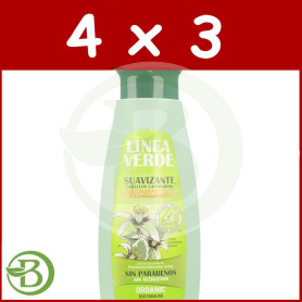 Pack 4x3 Suavizante con Flor de Naranjo Linea Verde