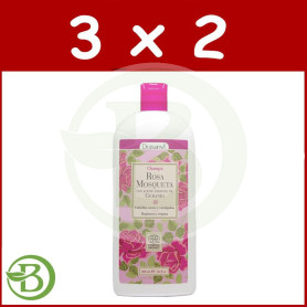 Pack 3x2 Champú Rosa Mosqueta Bio 500Ml. Drasanvi