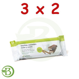 Pack 3x2 Bodylinea Barrita Saciante de Leche y Canela 35Gr. Herbora