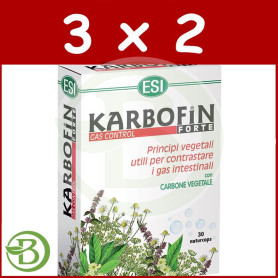 Pack 3x2 Karbofin Forte 30 Cápsulas ESI - Trepat Diet