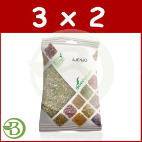 Pack 3x2 Ajenjo Bolsa 40Gr. Soria Natural