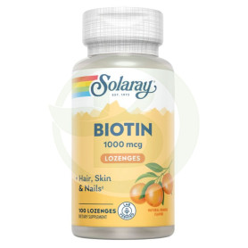 Biotín 1.000Mcg. 100 Comprimidos Naranja Solaray