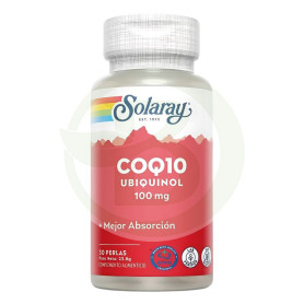 UBIQUINOL COQ-10 100Mg. 30 PERLAS SOLARAY