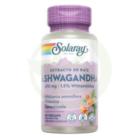 Ashwagandha 470Mg. 60 Cápsulas Solaray