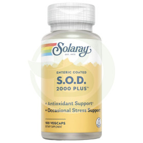 S.O.D 2000 Plus 100 Cápsulas Vegetales Solaray