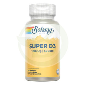 Super D3 4000Ui 100 Perlas Solaray