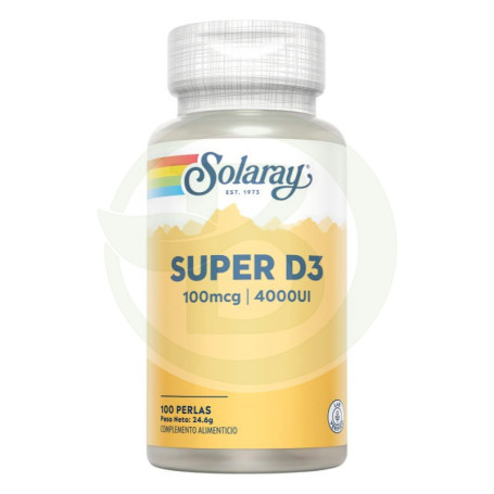 Super D3 4000Ui 100 Perlas Solaray