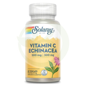 Vitamin C con Echinacea 60 Cápsulas Solaray