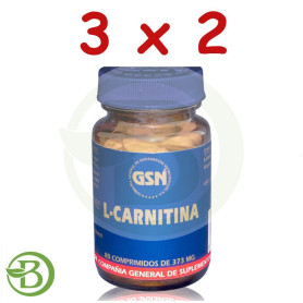 Pack 3x2 Carnitina-20 80 Comprimidos G.S.N.