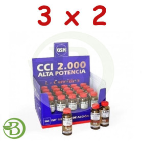 Pack 3x2 CCI 2000 20 Viales G.S.N.