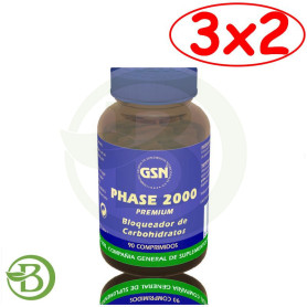 Pack 3x2 Phase 2000 Premium 90 Comprimidos G.S.N.