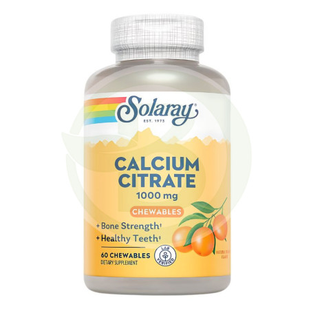 Calcium Citrate 60 Comprimidos Naranja Solaray