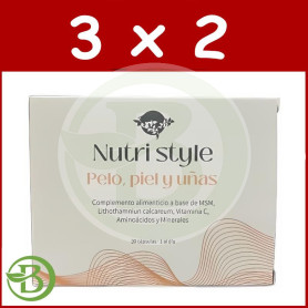 Pack 3x2 Pelo+Pel+Uñas Nutri Style 30 Capsulas Espadiet