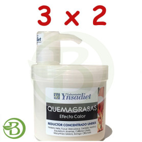 Pack 3x2 Gel Quemagrasas Efecto Calor 500Ml. Bifemme