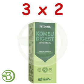 Pack 3x2 Fitosol Kombu Digest Frasco De 200 Ml Ynsadiet