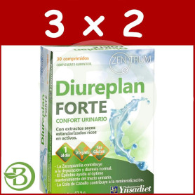 Pack 3x2 Diureplan Forte 30 Comprimidos Ynsadiet
