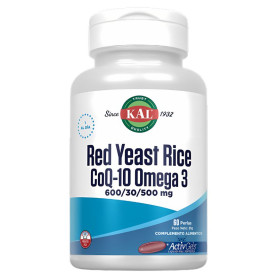 Kal Red Rice/Q10/Omega 3 - 60 Perlas Kal