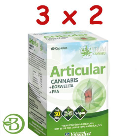 Pack 3x2 Articular Cannabis 60 Capsulas Ynsadiet