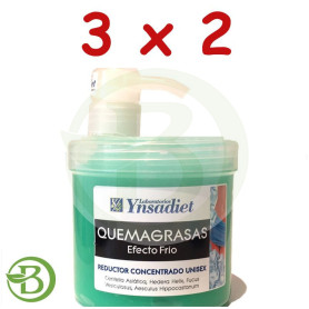 Pack 3x2 Gel Quemagrasas Efecto Frío 500Ml. Bifemme