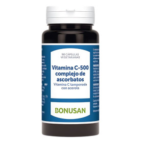 Vitamina C-500 Complejo De Ascorbatos 90 Cápsulas Bonusan