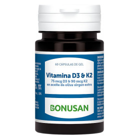 Vitamina D3 & K2 60 Perlas Bonusan