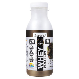 Botella Monodosis Whey Protein Conc. Doble Choco. 30G Drasanvi