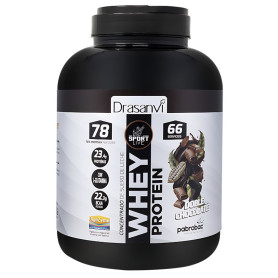 Whey Protein Concentrada Doble Chocolate 2Kg Sport Live Drasanvi